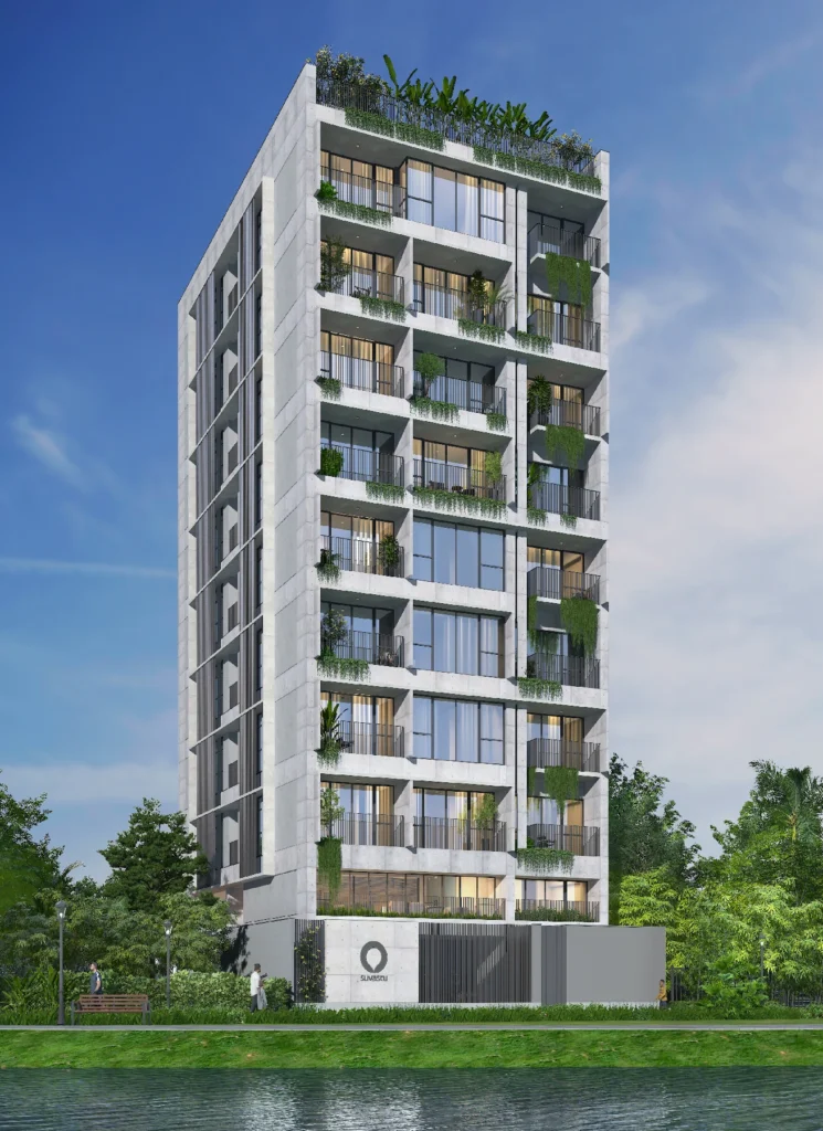Suvastu Mahchad Lake View luxury lake view apartments in Jolshiri Abashon with spacious 4 bedroom homes